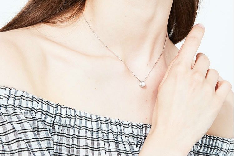 925 Silver Pearl Necklace