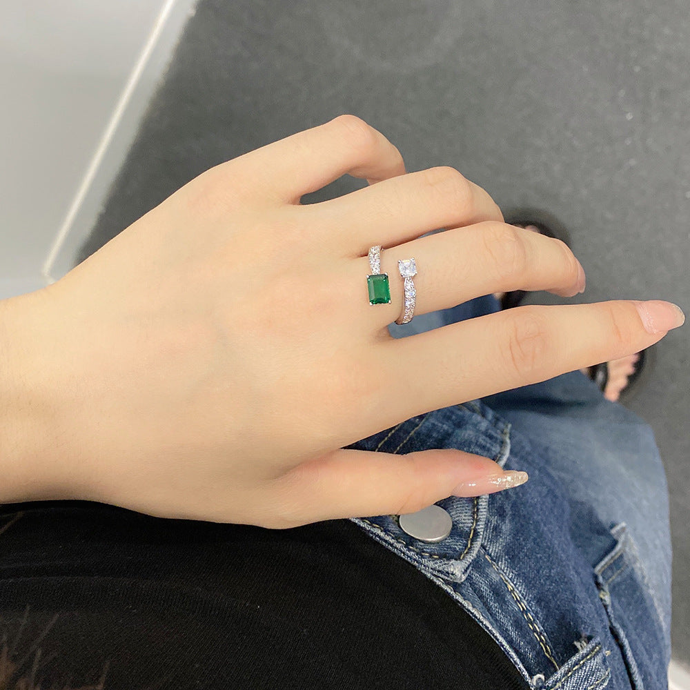 French S925 Sterling Silver Ring For Women Literary Elegance Light Luxury Spiral