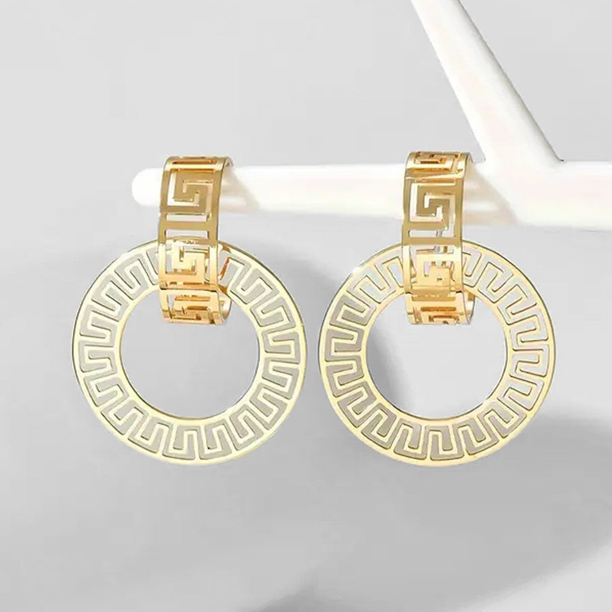 Hollow Geometry Earring Pendant For Ladies